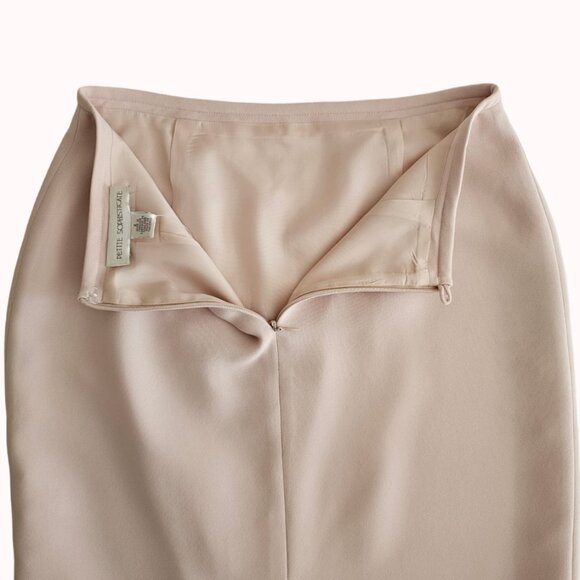 Petite Sophisticate Vintage Pencil Suit Skirt | NWT | 2P | Powder Pink - Picture 9 of 16